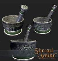 TT Shroud of the Avatar Artisan Mortar and Pestle