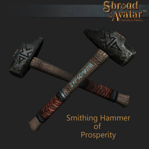 TT Shroud of the Avatar Smithing Hammer of Prosperity