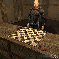 TT Shroud of the Avatar Tabletop Checkers Set
