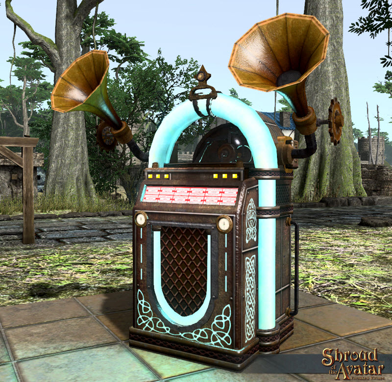 TT Shroud of the Avatar Ornate Automated 16-Cylinder Phonograph