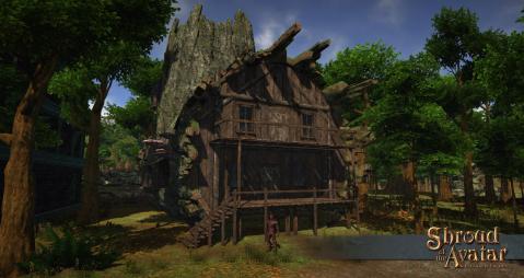 sota shroud of the avatar hollow log home village 2story