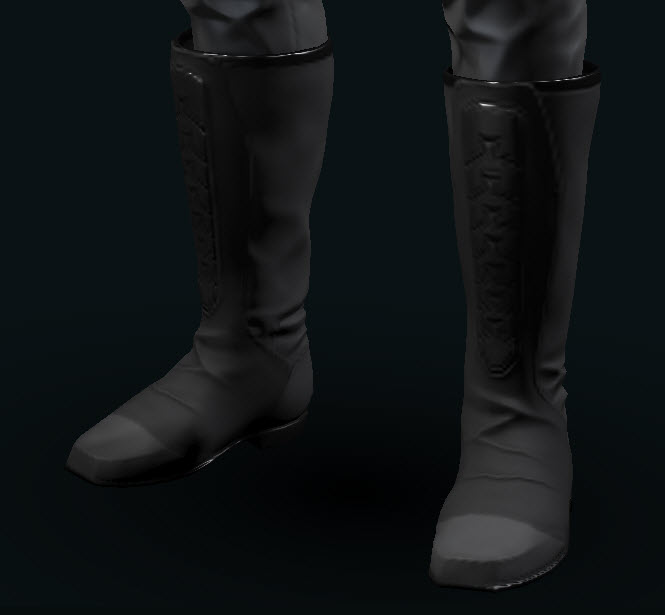EVE Online Mens Ascend Boots grey and silver