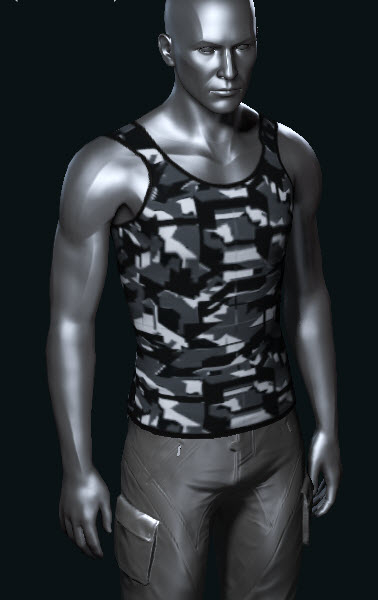Eve Online Mens Street Shirt urban camo