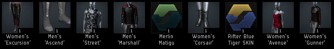 EVE Online premium skins and items