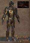 TT Shroud of the Avatar Copper Clockwork Armor and Baby Dragon Set