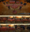TT Shroud of the Avatar Burled Wood Antique Furniture Set