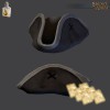 Shroud of the Avatar Brown Tricorn Hat Pattern Pack (digital)