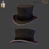 Shroud of the Avatar Brown Top Hat (digital)