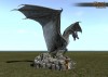 Shroud of the Avatar Stone Dragon Statue Village Size (digital)