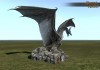Shroud of the Avatar Stone Dragon Statue Town Size (digital)