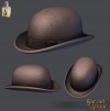 Shroud of the Avatar Brown Bowler Hat (digital)