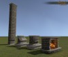 Shroud of the Avatar Large Ornate Stone Fireplace 4-Pack (digital)