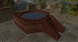 TT Shroud of the Avatar Ornate Wooden Hot Tub