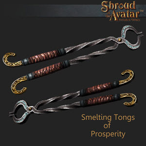 TT Shroud of the Avatar Smelting Tongs of Prosperity