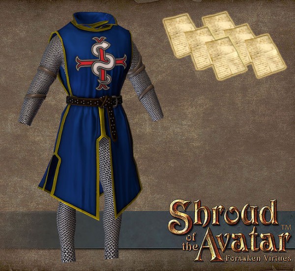 TT Shroud of the Avatar Founder Chain Heraldry Armor Pattern Pack