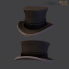 TT Shroud of the Avatar Brown Top Hat