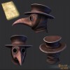 TT Shroud of the Avatar Brown Plague Doctor Mask Eternal Pattern