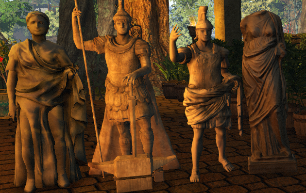 TT Shroud of the Avatar Ancients Statue Set