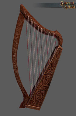 TT Shroud of the Avatar Cordovan Harp