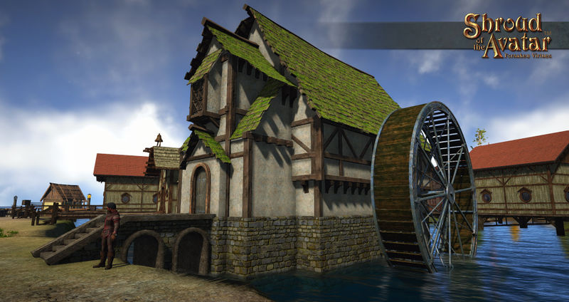 TT Shroud of the Avatar Watermill (Village House)