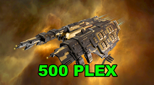 Special EVE Online 500 Plex With Drake Gilded Predator Skin