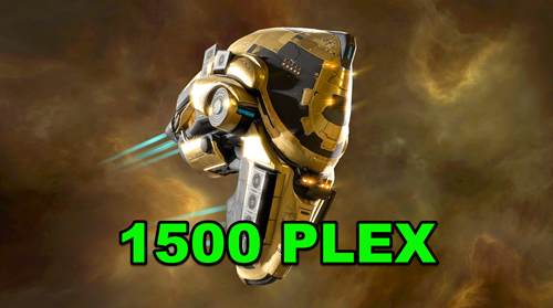 Special EVE Online 1500 Plex With Ishtar Gilded Predator Skin