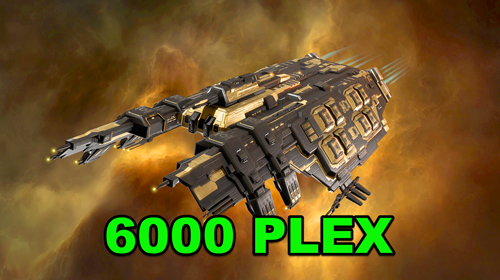 Special Eve Online 6000 Plex With Drake Gila Eagle and Ishtar Gilded Predator Skins