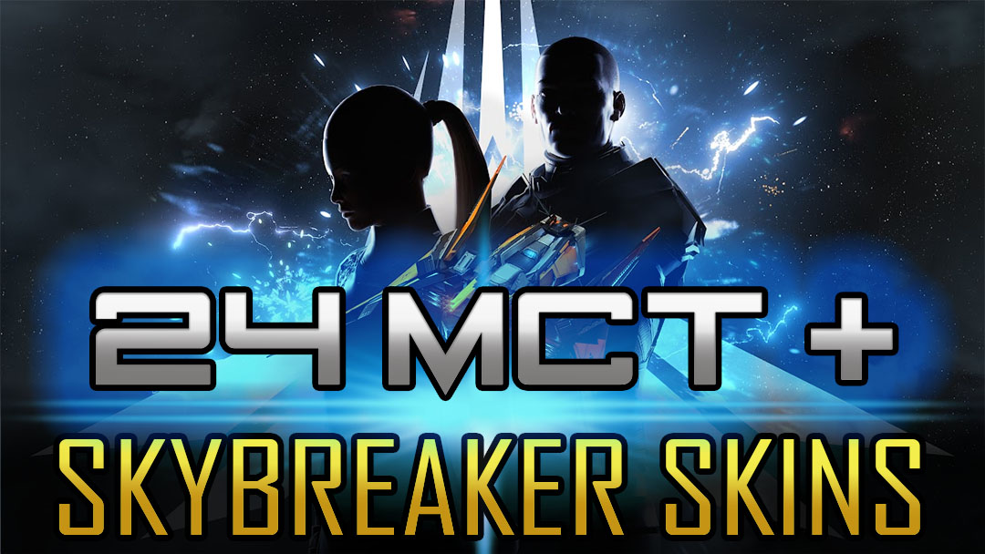 EVE Online 24X MCT Skybreaker, Stormbringer, Torrent, Deluge, Thunderchild, Avalanche Skins
