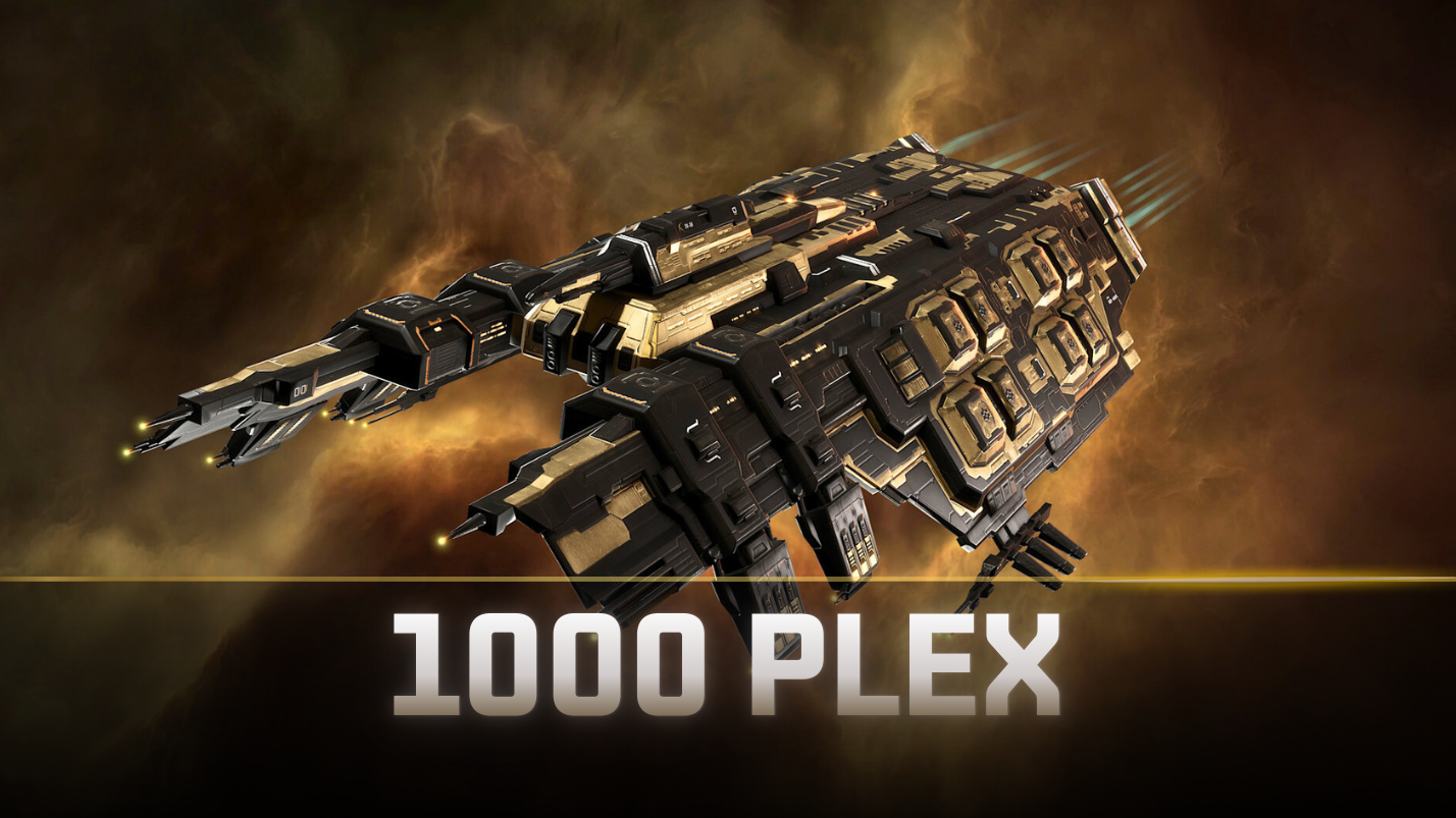 EVE Online 1000 PLEX Drake Gilded Predator SKIN