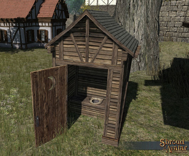 TT Shroud of The Avatar - Wooden Outhouse